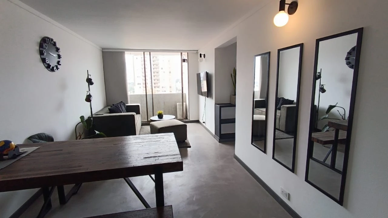 Apartamento amoblado en Arriendo Loma de los Bernal Medellin