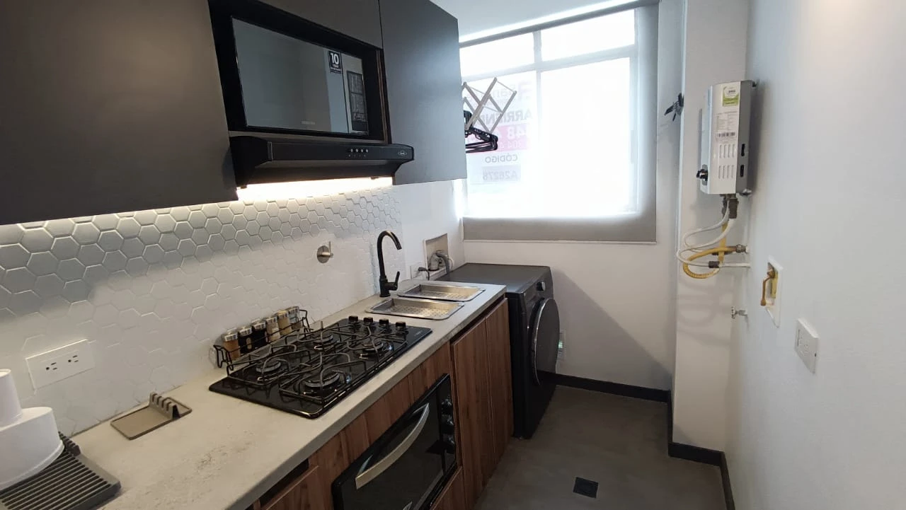 Apartamento amoblado en Arriendo Loma de los Bernal Medellin
